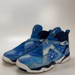 Jordan 8 Retro Snow Blizzard GS Cobalt Blaze Blue Void 305368-400 Size 7Y