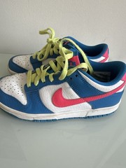 Nike Dunk Low Kids Size 5Y Blue White Pink Sneakers IB7747-406