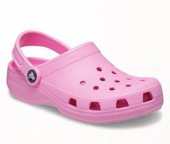 Crocs Taffy Pink 🌷 J1 – Junior 1 Classic Clog New With Tags Fast Shipping.