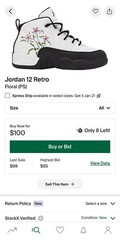 Size 12 (PS) – Jordan 12 Retro Mid Floral