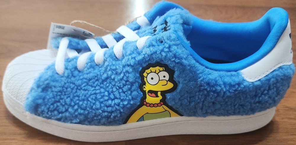 New Adidas x The Simpsons Superstar ‚Marge Simpson‘ GZ1774 Youth 5.5 Women’s 6.5