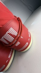 Moon Boot Original Red Nylon Snow Boots kids EU 31 34 Kids 13.5 – 2.5