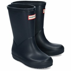 Hunter Original First Rain Boots Toddler Little Kids Navy Blue Rubber Boots NEW
