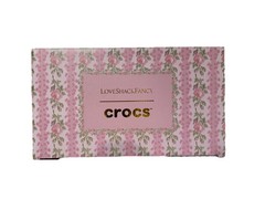 Crocs x LoveShackFancy Clogs Kids Size J6 -Girls Pink Classic Clogs With Charms