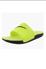 nike kawa slide (GS/PS) big kid size 6 VOLT