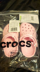 Crocs Classic Clog Unisex Kids Pink US 5 EU 20-21 Slip-On Clog 206990-6ZW