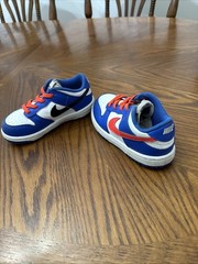 Nike Dunk Low Td Game Royal Crimsontoddler Sneakers 9c