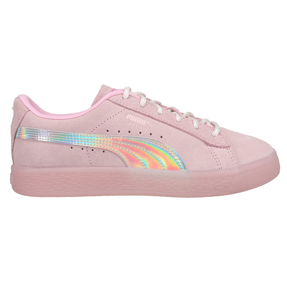 PUMA X L.O.L. Surprise! Suede Kitty Queen Metallic Lace Up Toddler Girls Size
