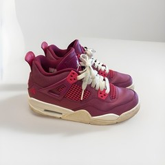 6505) Nike Air Jordan 4 IV Retro Valentines Day Pink 487724-661 Youth Size 5.5Y
