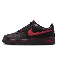 Big Kid’s Nike Air Force 1 LV8 3 Black/University Red-Black (HV4762 001)