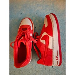 Nike Air Force 1 Low Valentines Day 2024 Red White Fleece GS FZ3552-612 Size 4Y