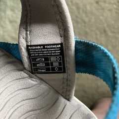 KEEN Elle 8 Blackstrap Sandals Washable Footwear Blue Tie Dye Adjust Hook & Loop