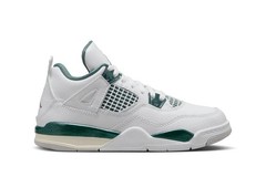 Little Kid’s Jordan 4 Retro White/Oxidized Green-White (BQ7669 103)