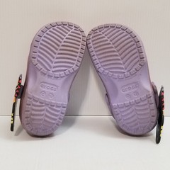 RARE CROCS KIDS Classic IAM Butterfly Clog 211262 Mystic Purple Toddlers Sz 11 C