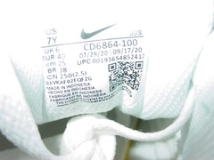 2020 Nike Air Max 90 LTR White/Metallic Silver Running Shoes! Size 7Y NIB!