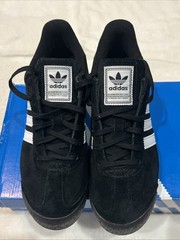 Adidas Samoa J Kids’ Black And White Sneakers Sz 7Y