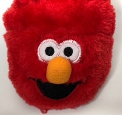NEW Sesame Street ELMO Kids‘ Red Plush Indoor Slippers Toddler Size 6