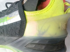 Nike LeBron 18 Shoes Black Crimson Volt Youth Size 7Y