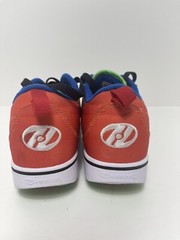 Heelys black green yellow red blue flames Youth Sz 5 EUC!