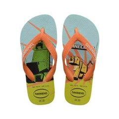 HAVAIANAS TODDLER MINECRAFT FLIP FLOPS SIZE 13C-1Y NWT