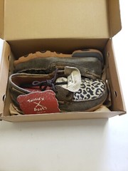 Cowkid’s Twisted X Boots YDM0028 Kid’s Driving Mocs D Toe 13 1/2 USA