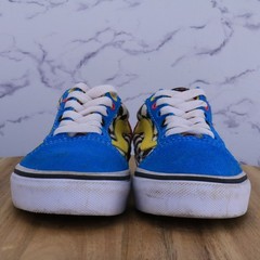 Vans Old Skool Colorshift MTV Pink/Blue/Yellow Checkerboard Low Shoes Kid Sz 12