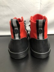 Hunter for Target High Top Canvas Rubber Dipped Sneakers Youth Sz 2 Red Black
