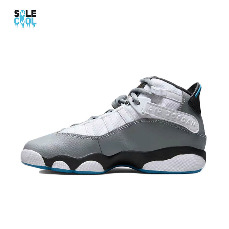 Nike Air Jordan 6 Rings Cool Gray Athletic Sneakers 323419-110