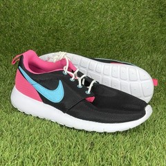Nike Roshe Run One GS 599729-013 Size 6.5Y ‚Black/Pink Blast‘ Running Shoes
