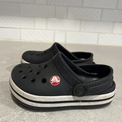 Crocs Crocband Clogs Kids Black Slip-On Round Toe Lightweight Comfort C6