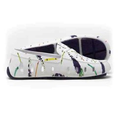 Floafers Prodigy Driver Kids Silly Scents Bright White Grape Shoes Size C4 New