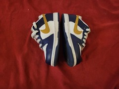 Nike Dunk Low (Gs) White-Wheat-Midnight Navy Sz 3y -Women Sz 4.5