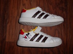 Adidas Shoes 12 K Disney Mickey Mouse unisex boys girls leather