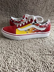 Size 3 (PS) – VANS Old Skool ComfyCush Low Flame Checkerboard