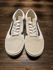 Vans Old Skool Marshmallow/Navy/White Size 6.5Y/8W NWB! RARE! (VN0A5EE6YB2)