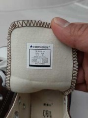 New! Converse Chuck Taylor All Star High Top Shoes Brown KID US Sz 12 1/2-EUR 30