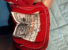 Red With Checkers & Blue Wheel Original Heely’s Size Unisex youth 3
