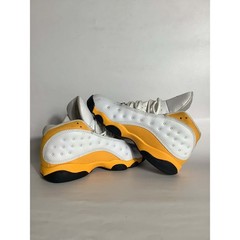 Nike Air Jordan 13 Retro PS Del Sol White Yellow DJ3005-167 Size 3Y Kids Shoes