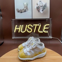Air Jordan 11 Low Snake Yellow Python (TD) Size 6C
