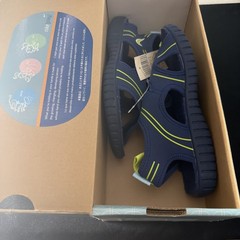 Vintage Nike Sunray 4 (PS) Kids Sandals Blue/Green – New With Box US Size 2 Y