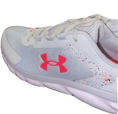Under Armour Assert 9 Grade School Kids‘ Running Shoes, Size 7Y gray/white