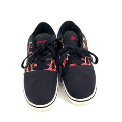 HEELYS PRO 20 PRINTS Black Red Flames Youth 4