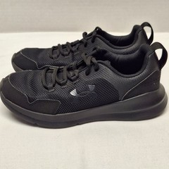 Under Armour Essential Youth 6Y Running Shoes Triple Black Athletic Sneaker