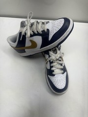 Nike Dunk Low White-Wheat-Midnight Navy Sz 6Y FB9109-111