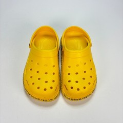 Luofu Clogs Slip On Yellow Lightweight Comfort Shoes Casual Youth Size 12