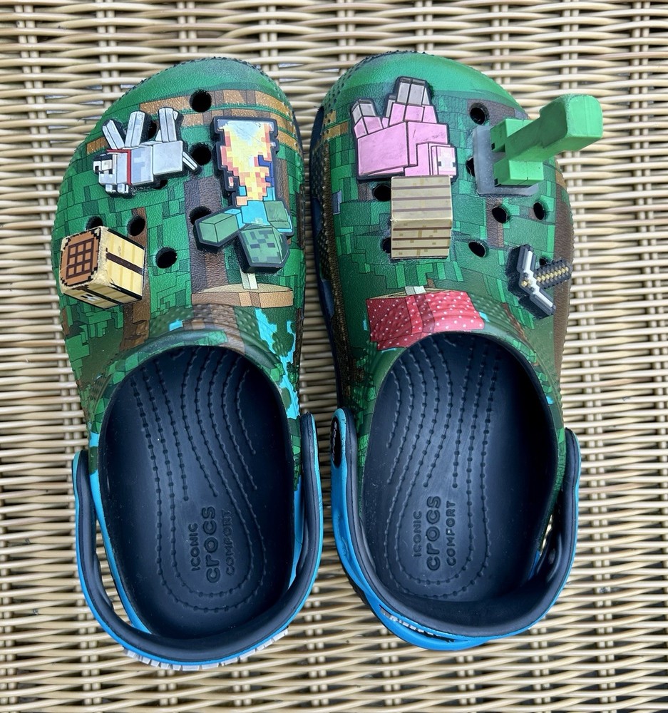Minecraft crocs kids c11