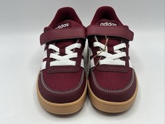 Adidas Breakbase Kid’s Size 11 Red White Adjustable Sneakers JR9781 New