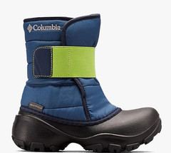 Columbia Children’s Rope Tow Kruser 2 Kids Boots Whale Blue Waterproof Size 6 US