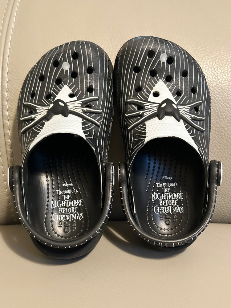 Kids Nightmare Before Christmas Crocs- sz10