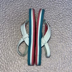 Reef Little Ahi Toddler Kids Sandals Teal Fruit Print Flip Flops Backstrap 11/12